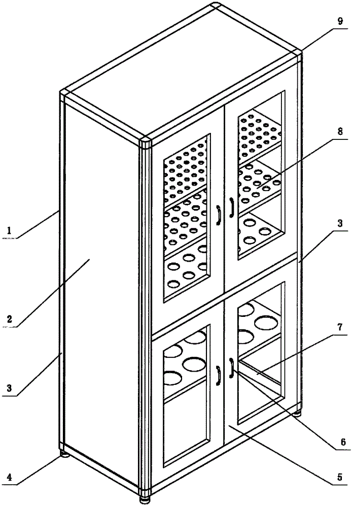 一种器皿柜的制作方法附图