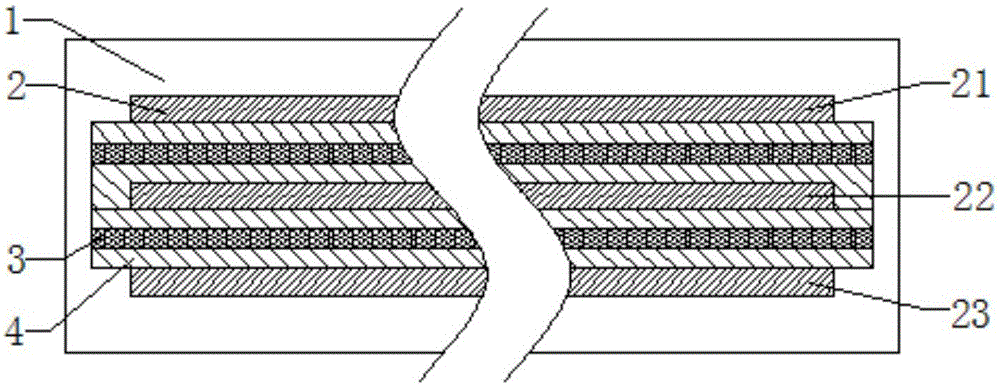 一种抗干扰三层扁平电缆的制作方法附图