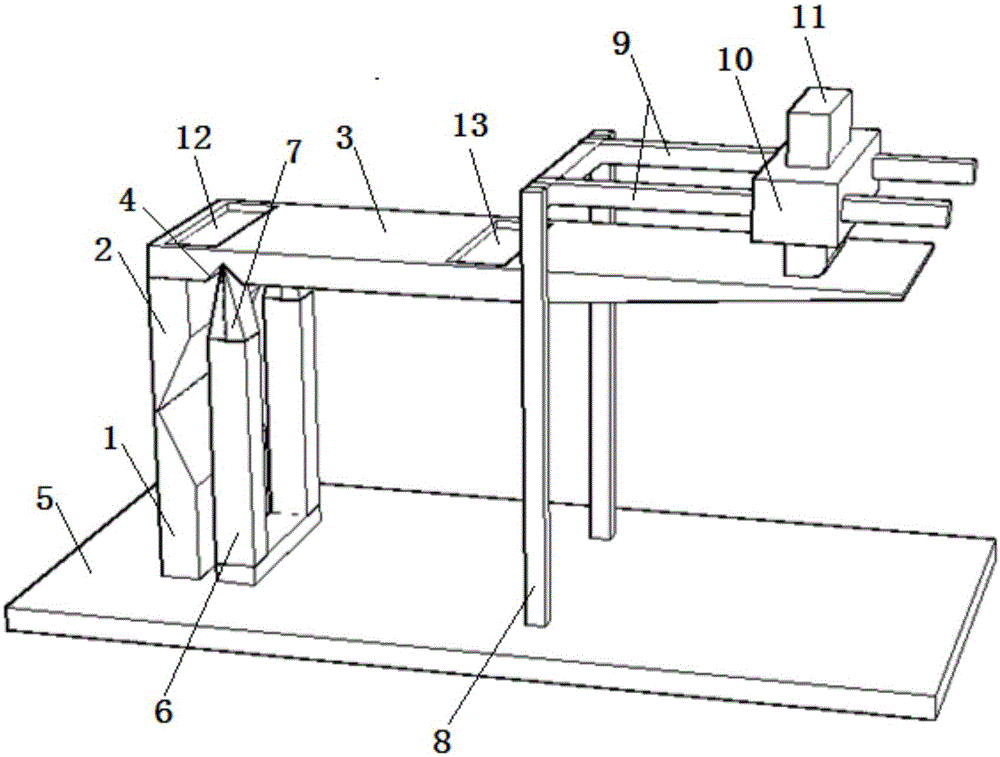 可变单缝衍射微小尺度测量装置的制造方法附图
