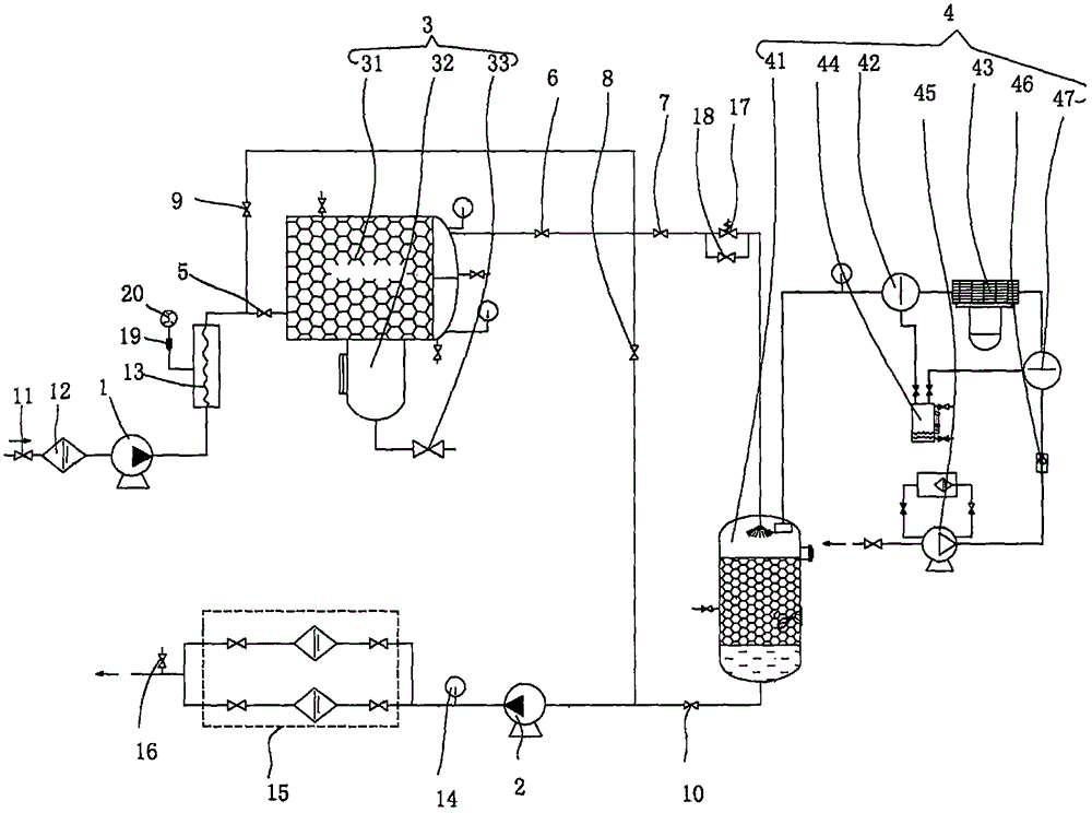 聚结分离系统与真空脱水系统相切换装置的制造方法附图
