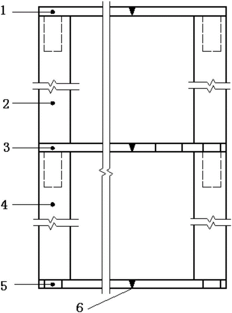 高层建筑物轴线投测教学模型的制作方法附图