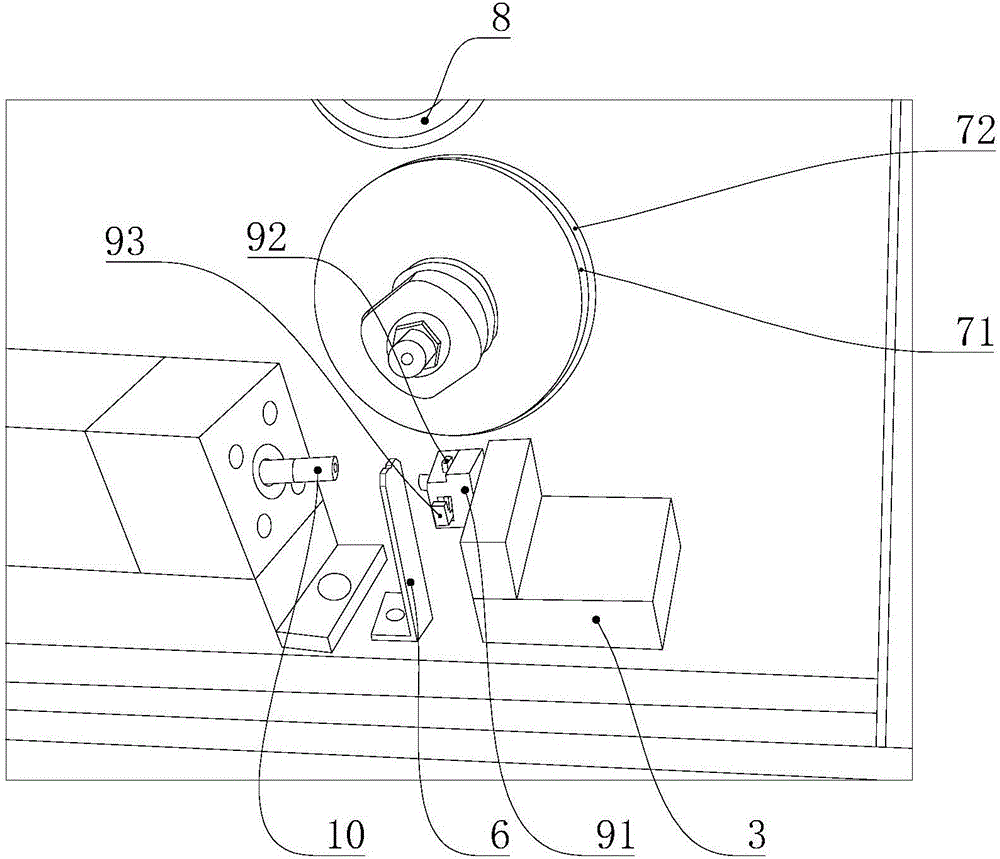 一种螺尖丝锥沟槽的加工机床的制作方法附图