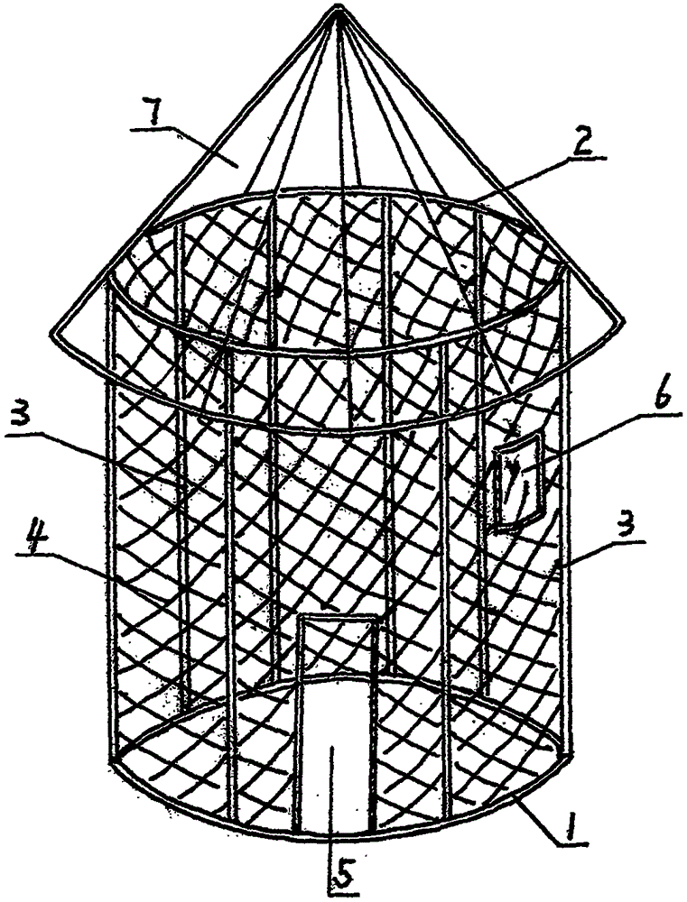 铁丝网框架房屋的制作方法附图