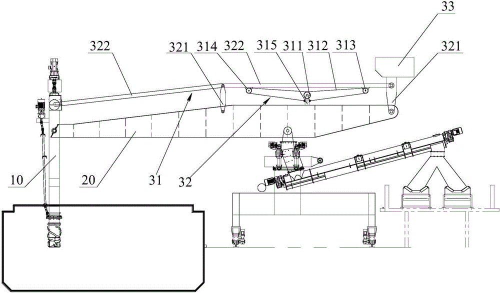 螺旋卸船机及其垂直臂驱动装置的制造方法附图