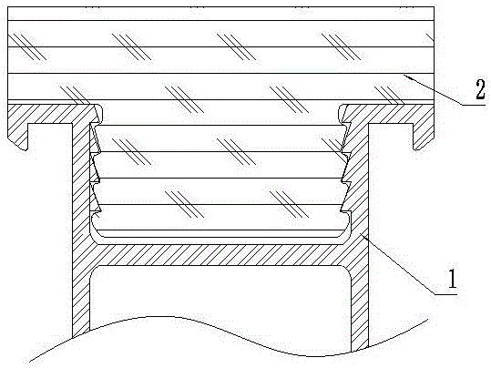 一种木包铝型材结合结构的制作方法附图