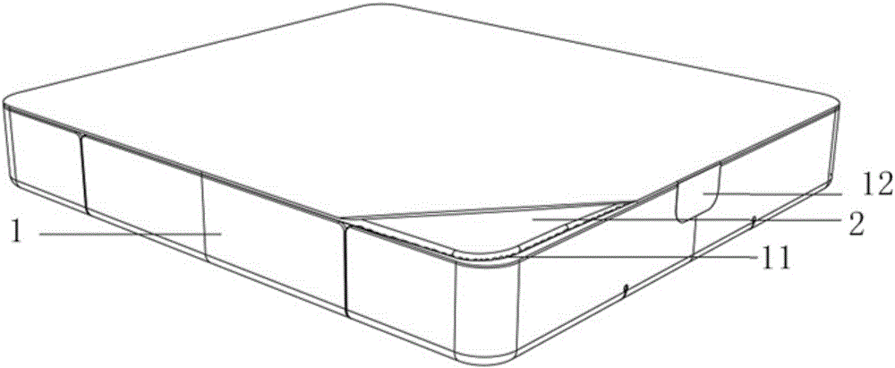 一种便携式模块化折叠智能床垫的制作方法附图