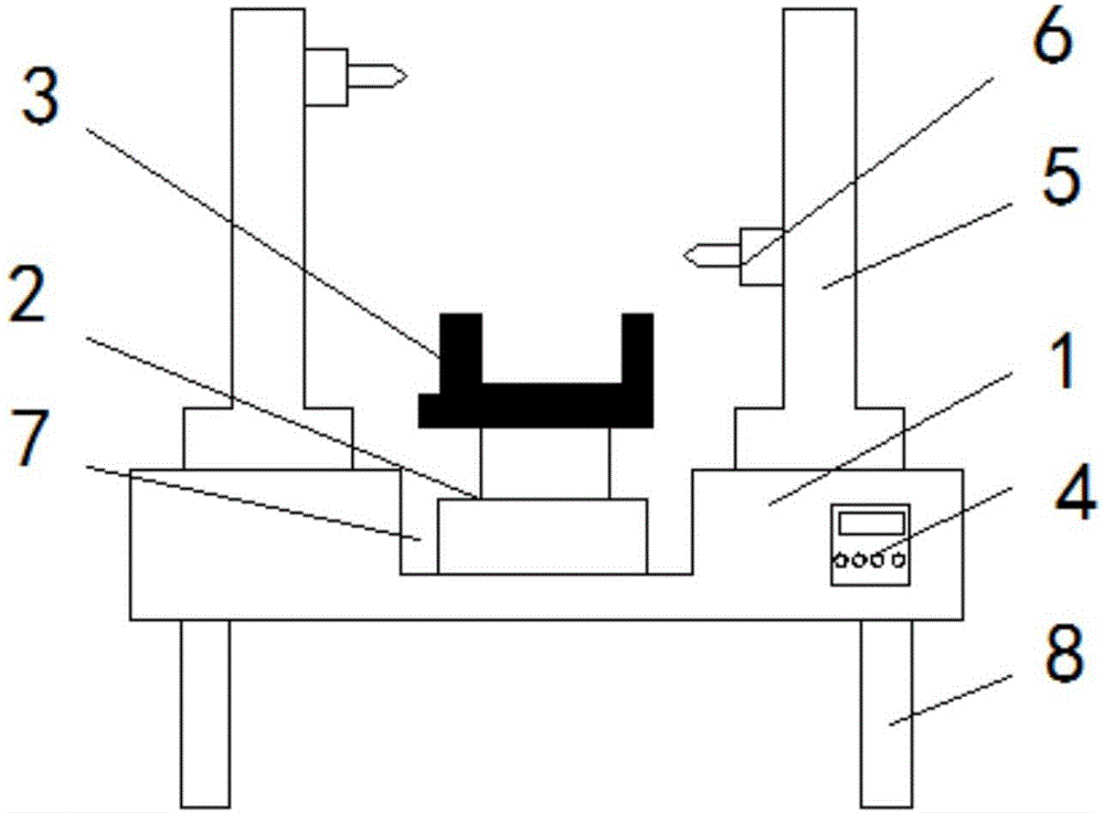 一种平面板材打孔机的制作方法附图