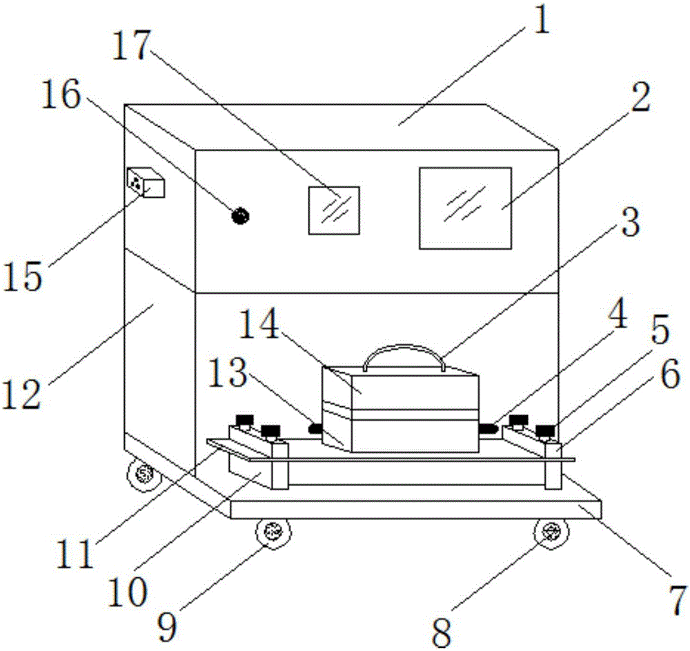 一种印刷品耐磨测试机的制作方法附图