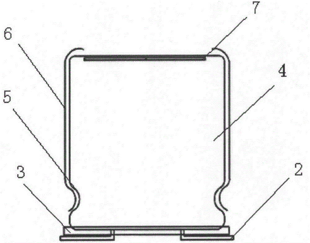 一种贴片式铝电解电容的制作方法附图