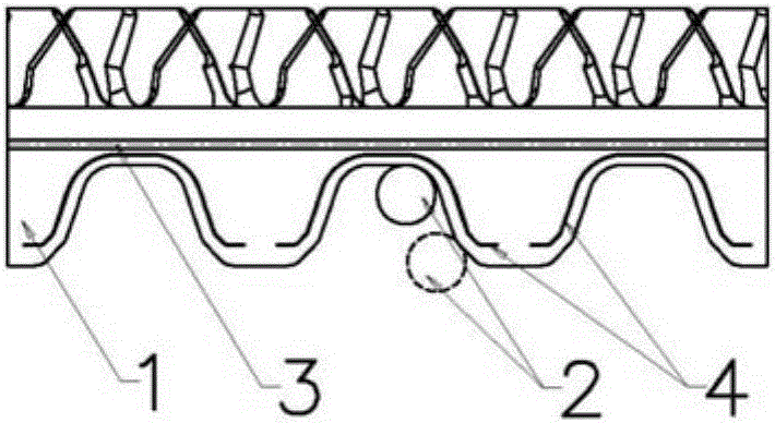 内齿驱动型橡胶履带的制作方法附图