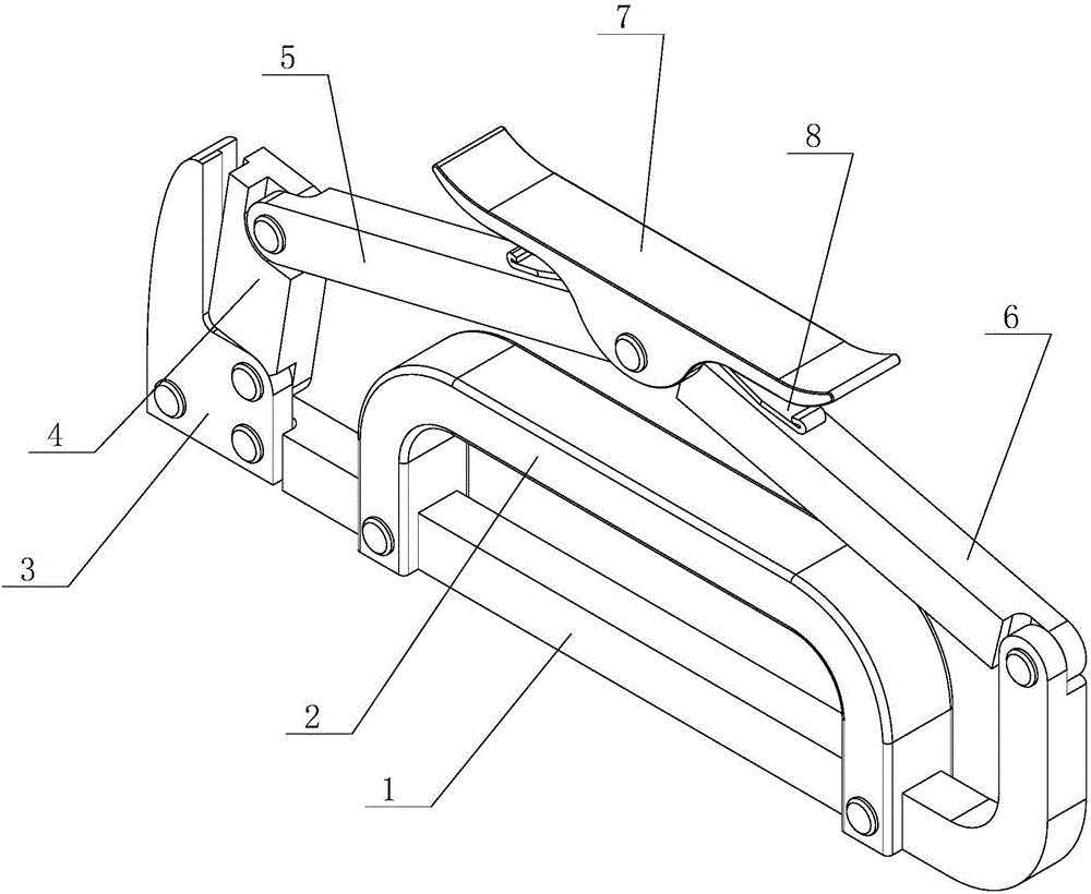 一种便携式焊枪焊丝剪切机构的制作方法附图