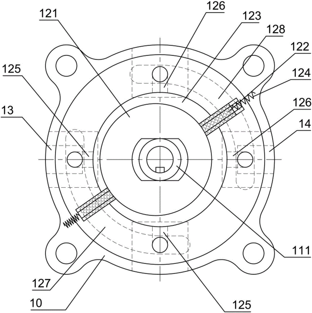 一种偏心轮结构的容积泵的制作方法附图