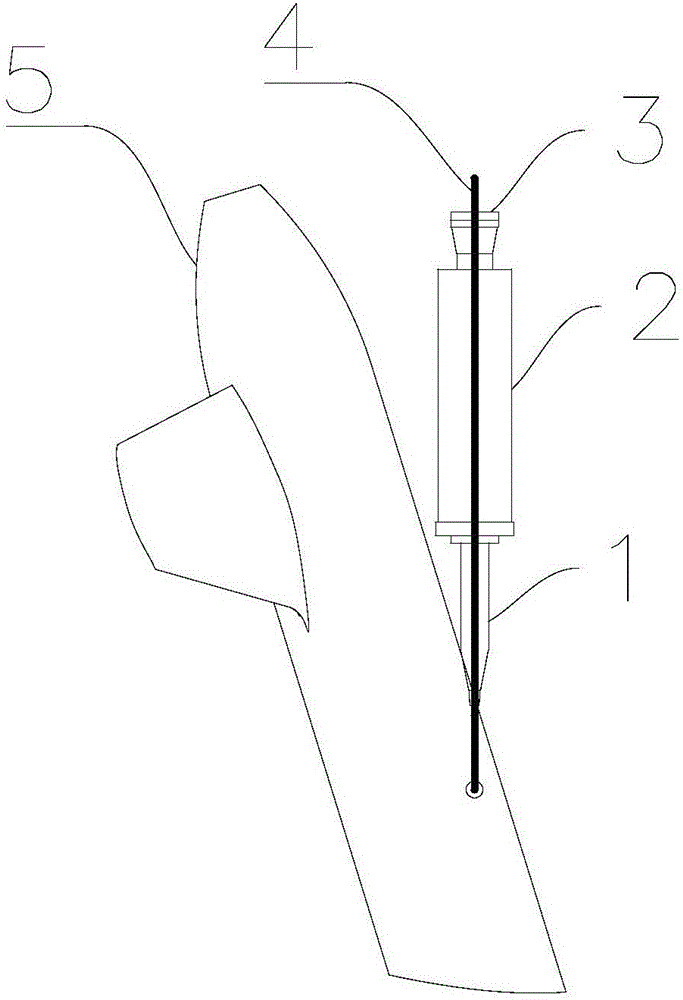 一种提高吊推力线精度的装置的制造方法附图
