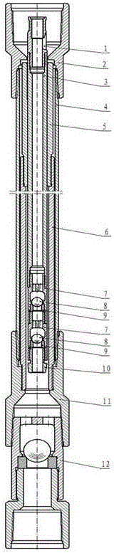 一种游动阀串联式长柱塞过桥抽油泵的制作方法附图