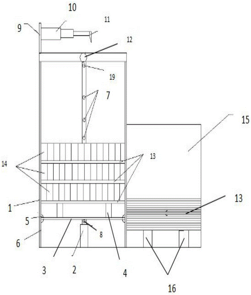 一种侧吹炉自动加砖机的制作方法附图