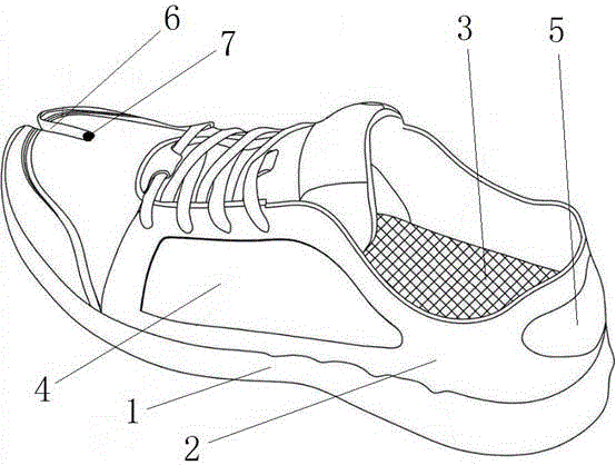 一种多功能跑鞋的制作方法附图