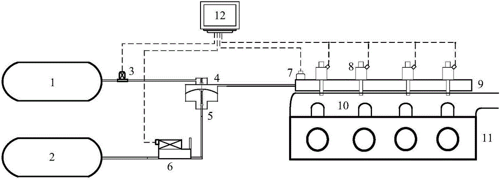 一种天然气发动机燃气喷射压力控制装置的制造方法附图
