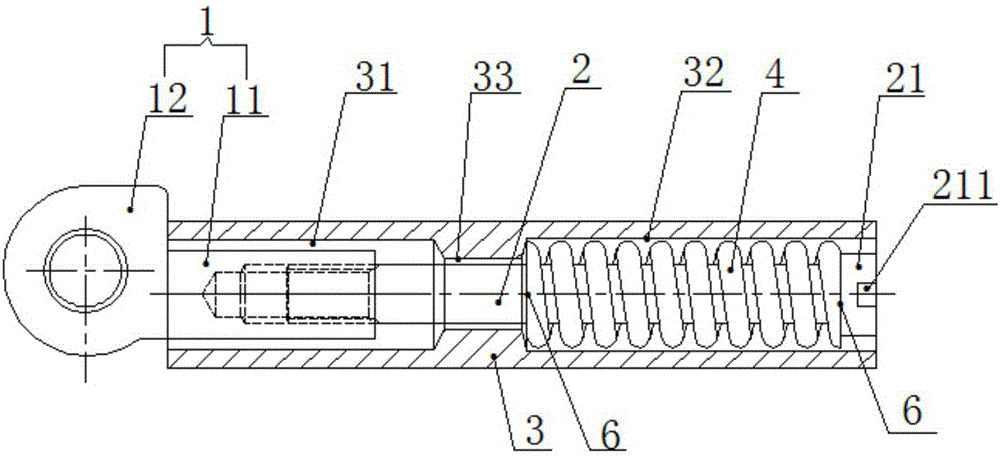 一种防滑弹簧铰链结构的制作方法附图