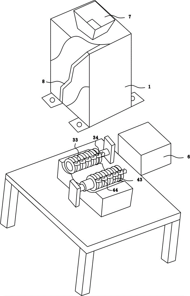 实用型旧电池破碎机的制作方法附图