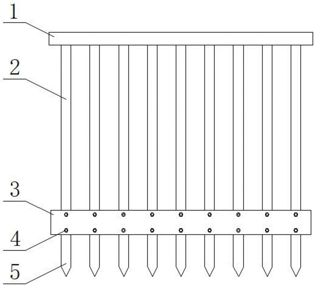 一种园林用防护栏的制作方法附图