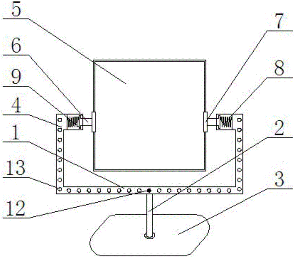 一种用于支撑架方面的屏幕安装架的制作方法附图