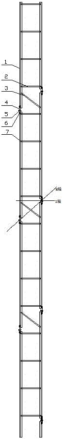 超级折叠梯的制作方法附图