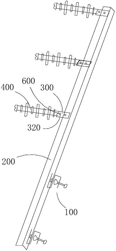绝缘支架及电线支撑结构的制作方法附图