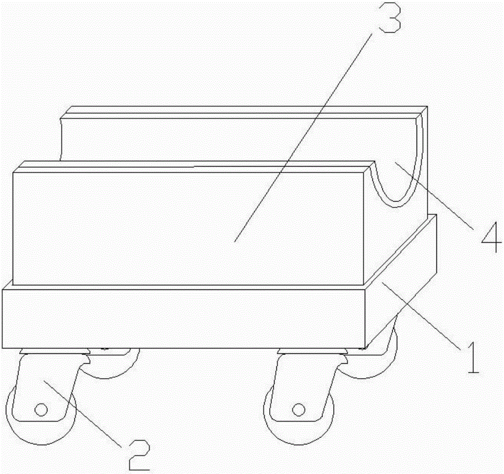 布料机输料管万向支座的制作方法附图