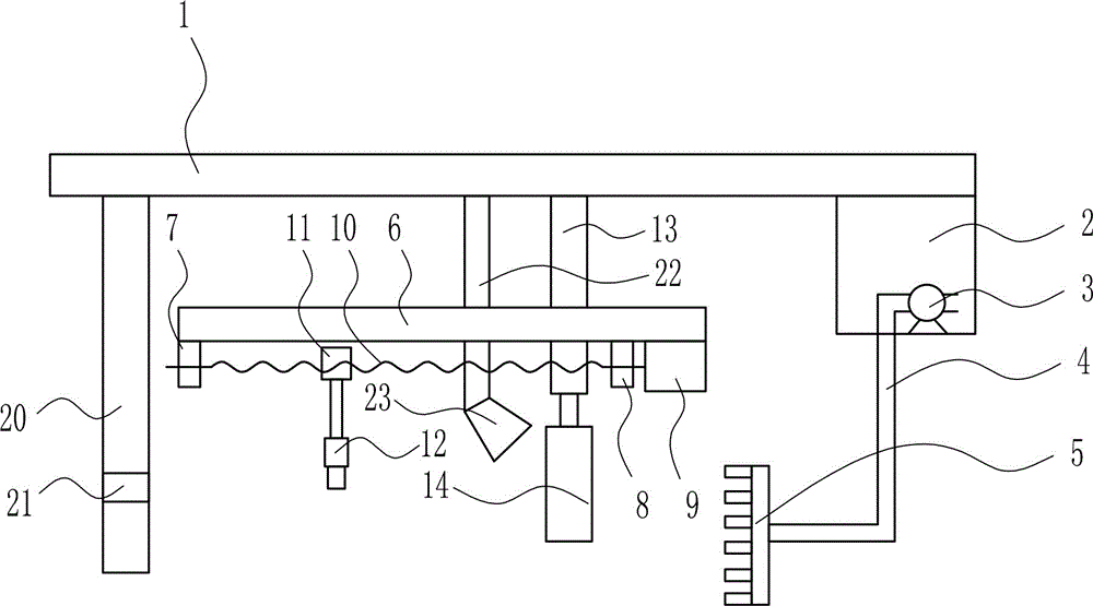 一种建筑用水管收卷装置的制造方法附图