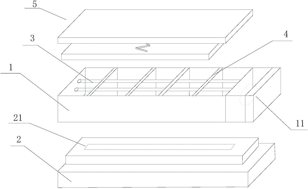 一种制造多孔砖的模具的制作方法附图