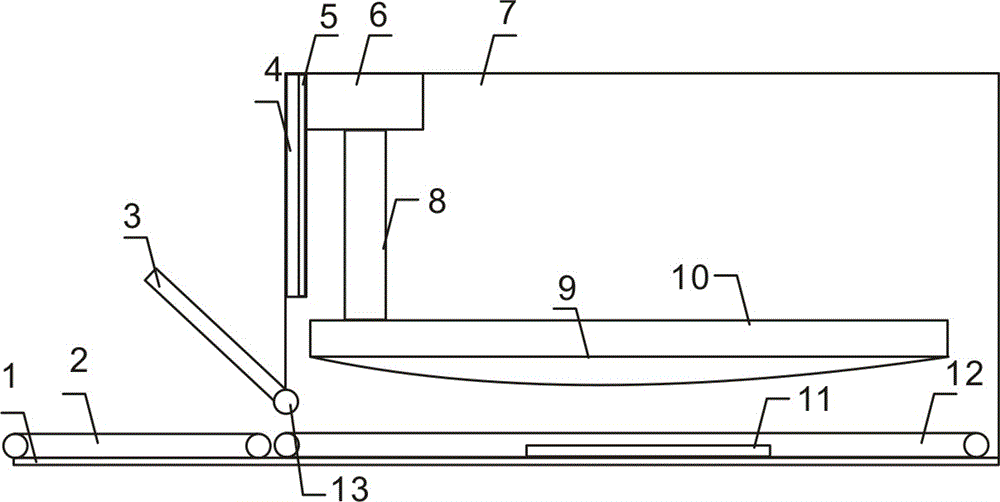 冷压拼板机的制作方法附图