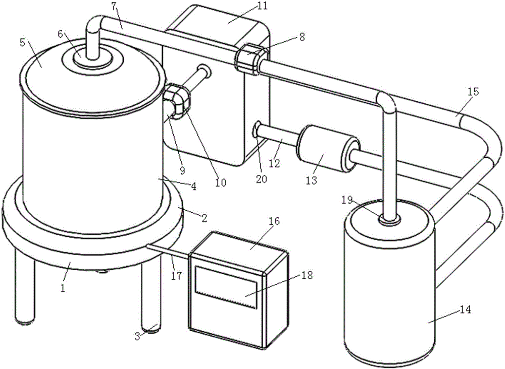 用于酿酒的节水型蒸馏机的制作方法附图