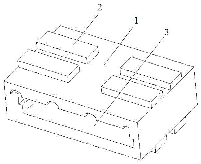 一种瓦楞弯钩型复合板模具的制作方法附图