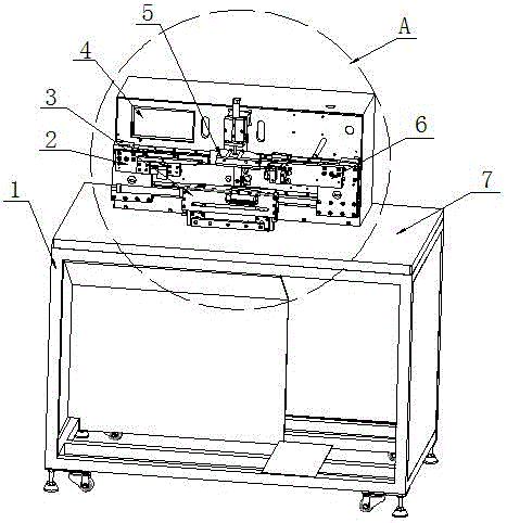 一种裸电芯顶部贴胶机的制作方法附图