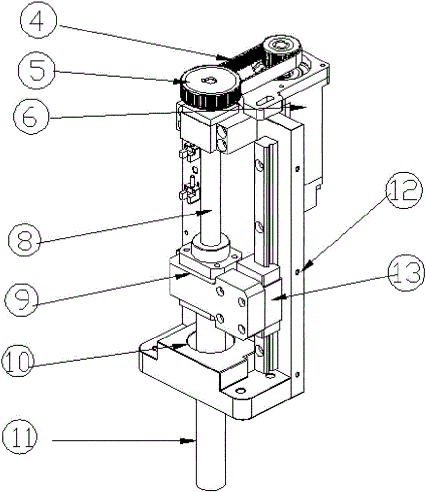 一种双工位伺服热压机的制作方法附图