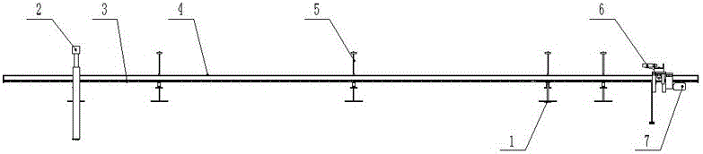 一种道轨上吊式轨道链轮牵引移动式道轨装置的制造方法附图