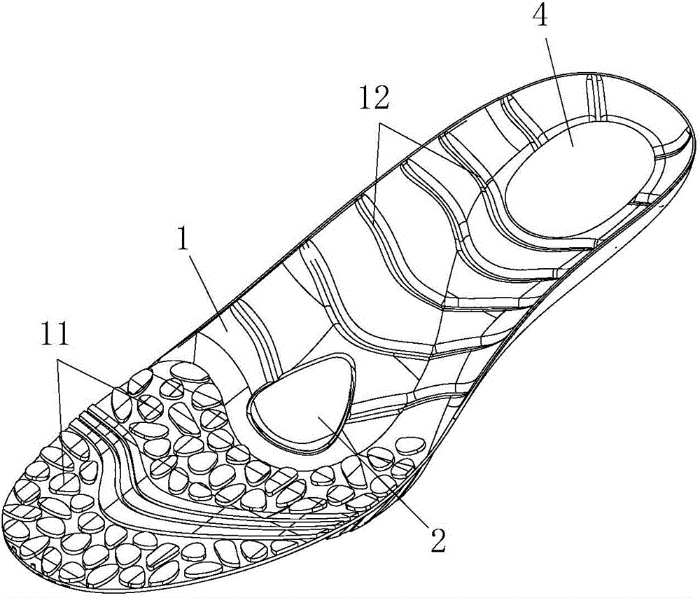 一种3d抗疲劳鞋垫的制作方法附图