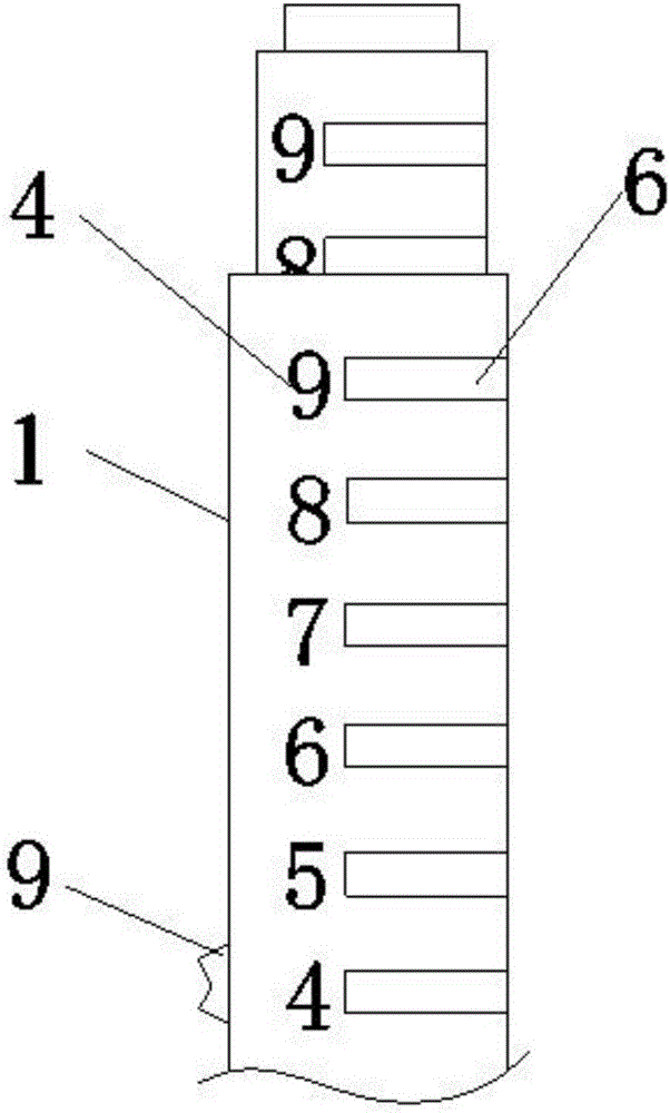 一种低照度环境用塔尺的制作方法附图