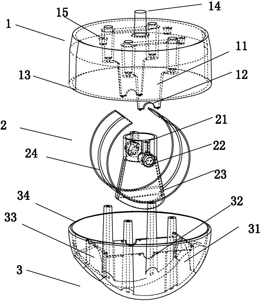 超声波车位探测器壳体的制作方法附图
