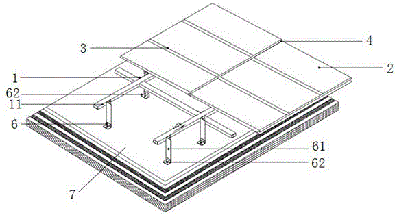 一种建筑屋顶结构的制作方法附图