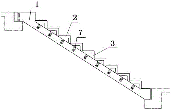 一种板式组合楼梯的制作方法附图