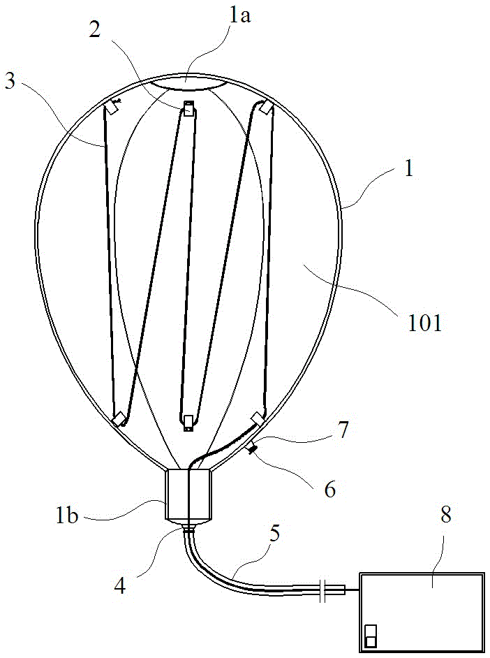 一种发光气球的制作方法附图