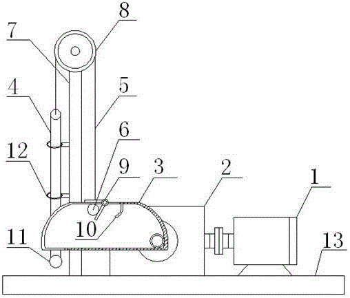 一种结构简单的舂机的制作方法附图