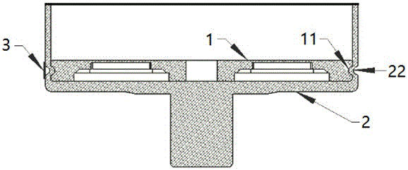 一种超级电容器的正极片与外壳连接结构的制作方法附图
