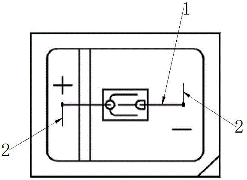 一种led焊线打线的制作方法附图