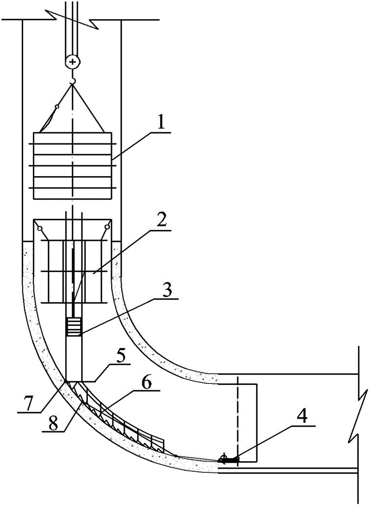 一种高压竖井压力钢管安装装置的制造方法附图