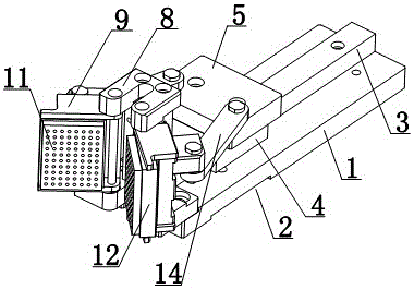 一种铝门移动调节式装夹装置的制造方法附图