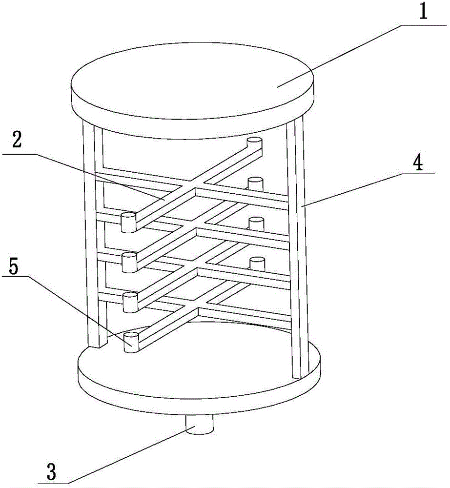 茶叶提香机托架结构的制作方法附图