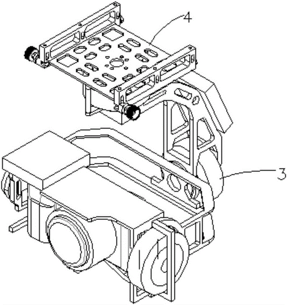 具有拆卸组件和信号定位装置的无人机的制作方法附图