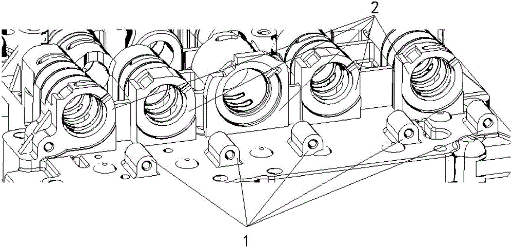 双离合器变速箱电磁阀阀板螺栓凸台结构的制作方法附图